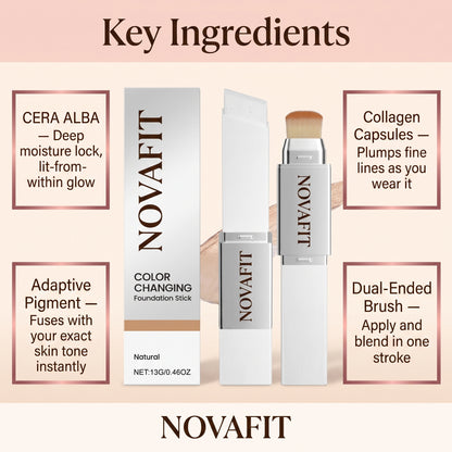 NOVAFIT Color-Changing Foundation Stick
